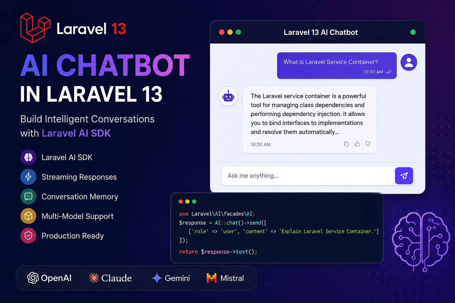 Building an AI Chatbot in Laravel 13: Beyond Simple API Integration