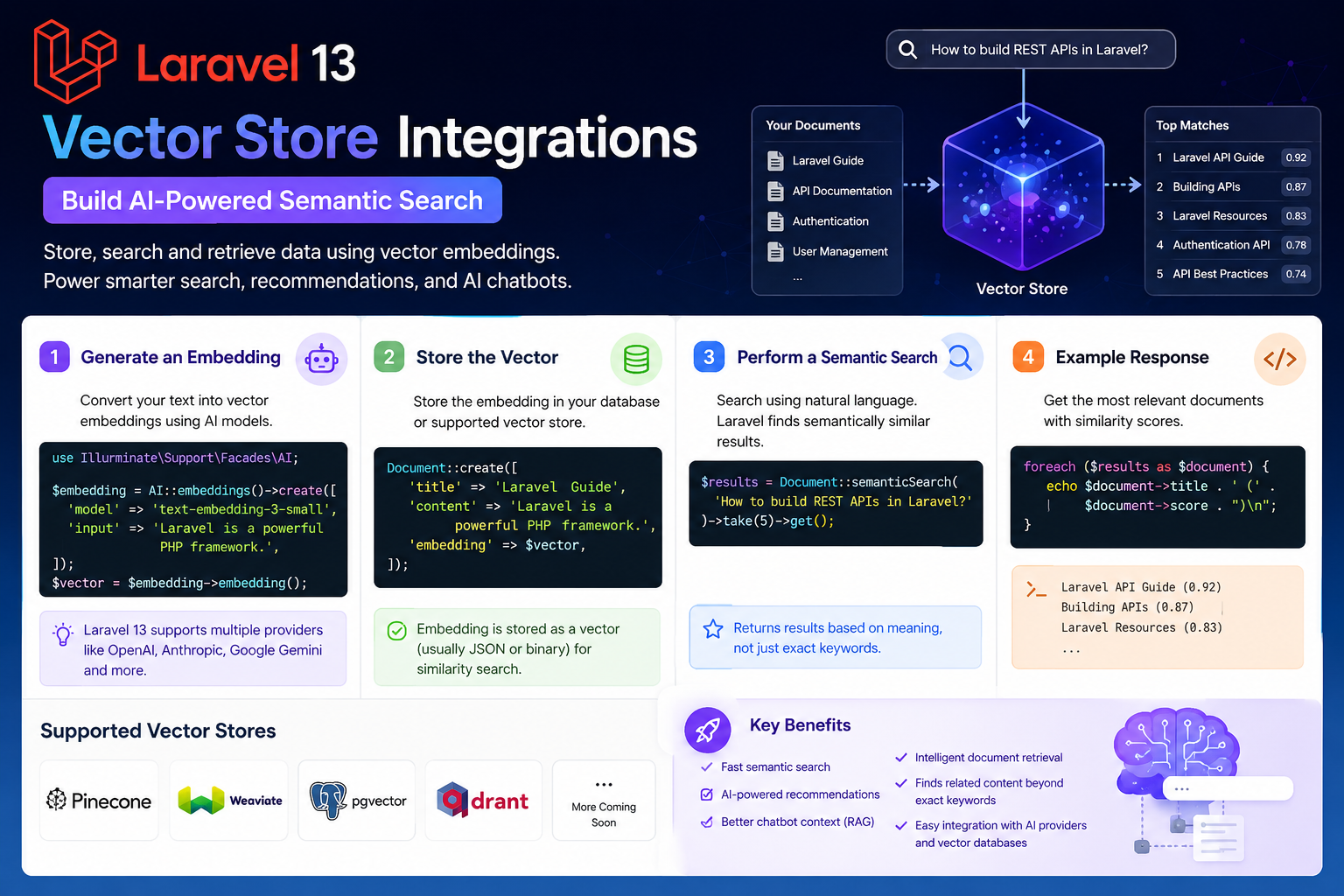 Vector Store Integrations in Laravel 13: Build AI-Powered Semantic Search